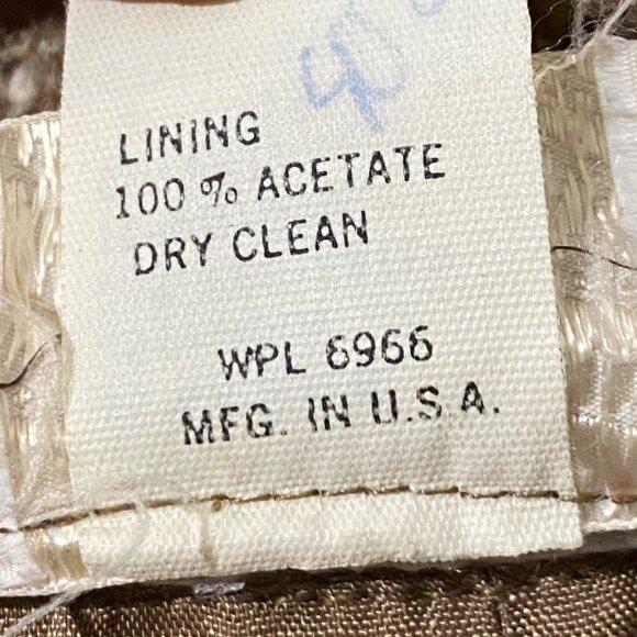 TJ Womens Tweed Pants Size 9 to 10 Beige Twee Light Academia Citycore Anglocore - Picture 7 of 8